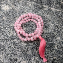 Rosequartz 108 bead knotted