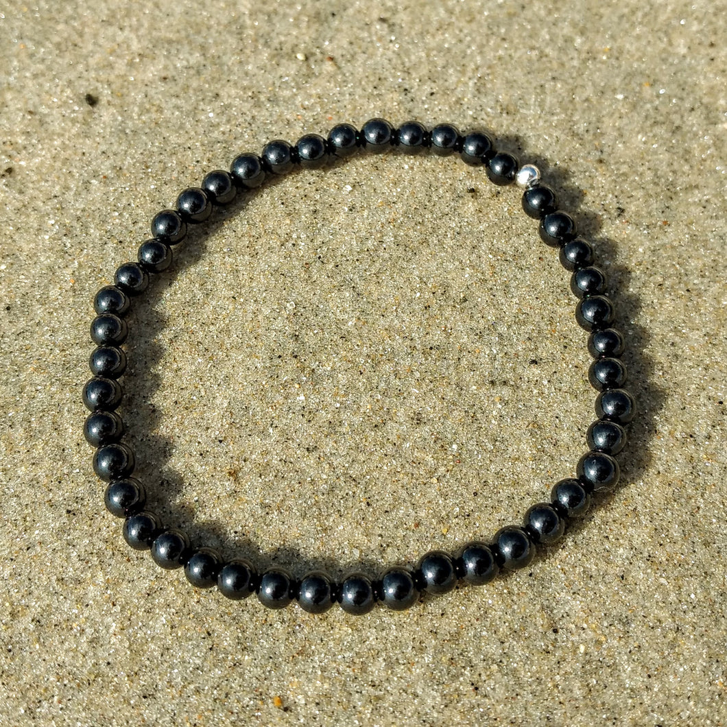 Black Tourmaline Bracelets (4mm)