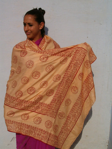OM temple shawl